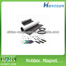 round long rubber magnetic sheet